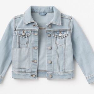 Old Navy Light Wash Denim Jacket Toddler 2T • Button Front Jean Jacket
